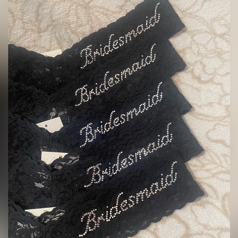 NWT Hanky Panky Bridesmaid Signature Lace Low Rise Thongs Lot of 5